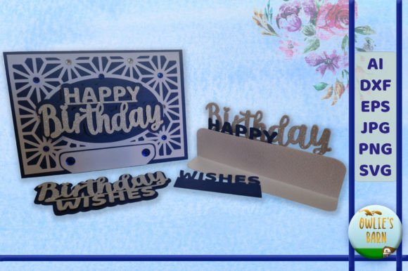 3D SVG Birthday Card for Local Branding