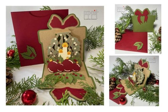 3D SVG Christmas Pop Up