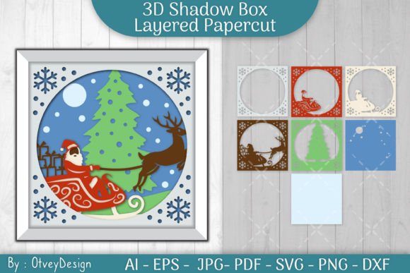 Christmas 3D Shadow Box Layered Papercut: A Crafter's Review
