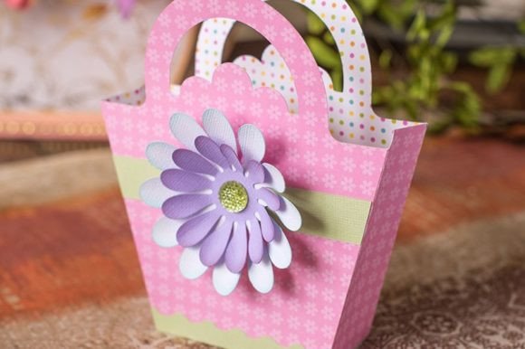 Mini Daisy Tote Bag 3D SVG for Mother’s Day